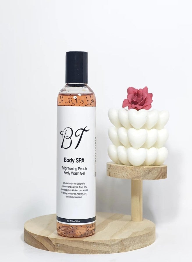 BT Body Spa Exfoliating Body Care Set – Vitamin C Body Scrub, Peach Gel Body Wash & Turmeric Body Wash for Smooth, Glowing Skin. - Image 3